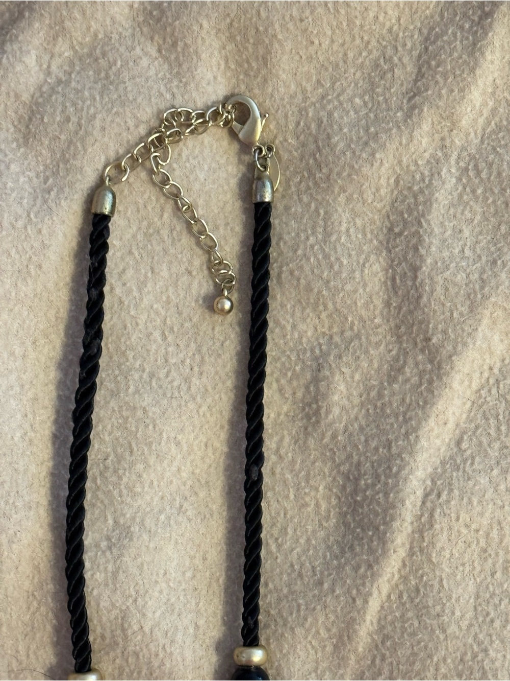 Chico’s Black Beaded Tassel Necklace - Women Jewelry, Long Line Classic. - Picture 15 of 16